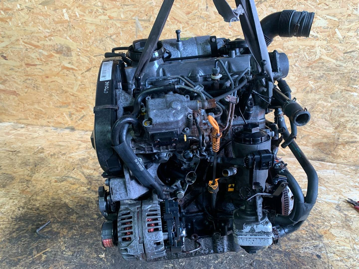 Двигатель Volkswagen Caddy 2 1.9л 2002 — фото 3