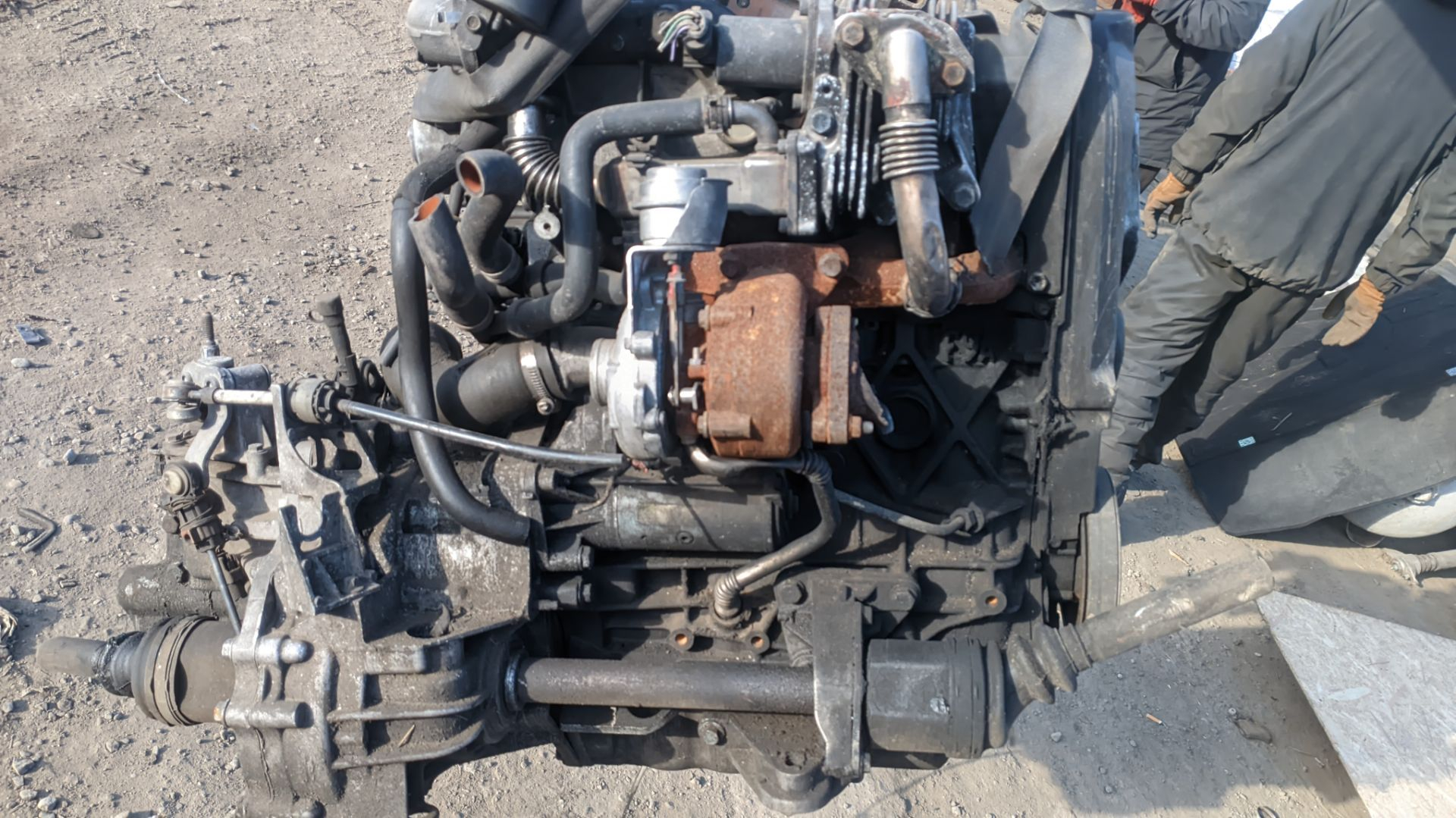 Двигатель Renault Scenic 2 1.9л 2005 — фото 2