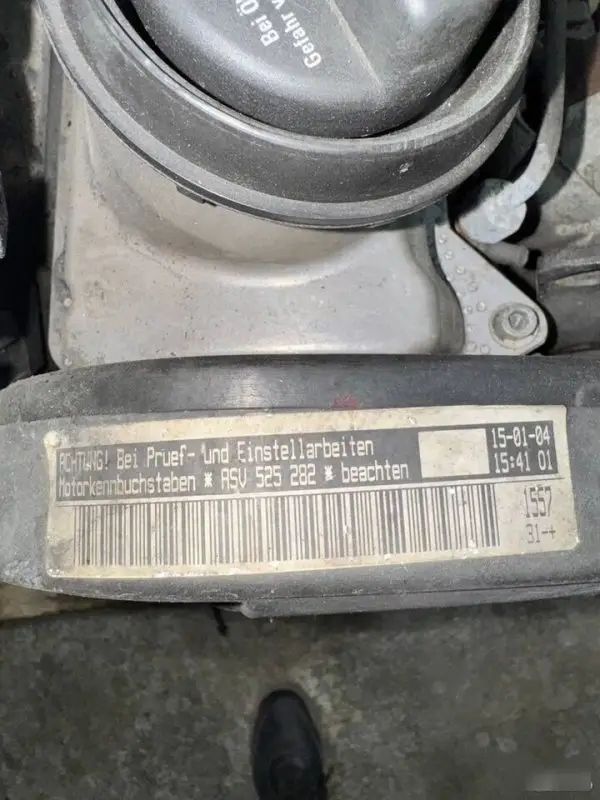 Двигатель Volkswagen Golf ASV1 ASV — фото 3