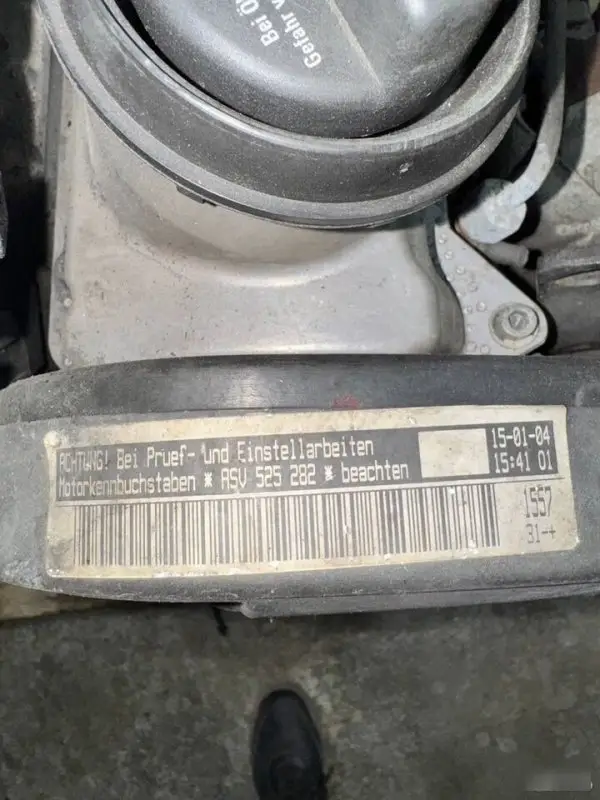 Двигатель Volkswagen Golf ASV1 ASV — фото 4